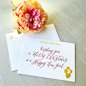 LOUIS VUITTON Greeting Card (authentic)